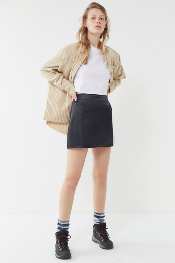 Urban Renewal Remnants Satin Mini Skirt | Urban Outfitters