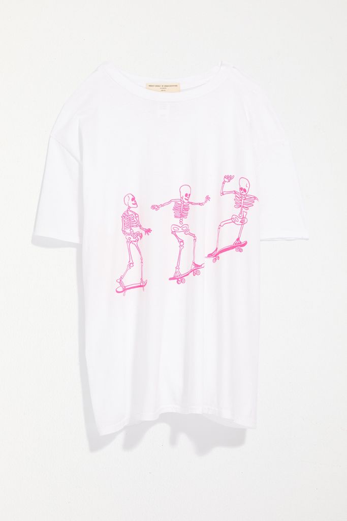 Project Social T Skateboard Skeletons Tee | Urban Outfitters