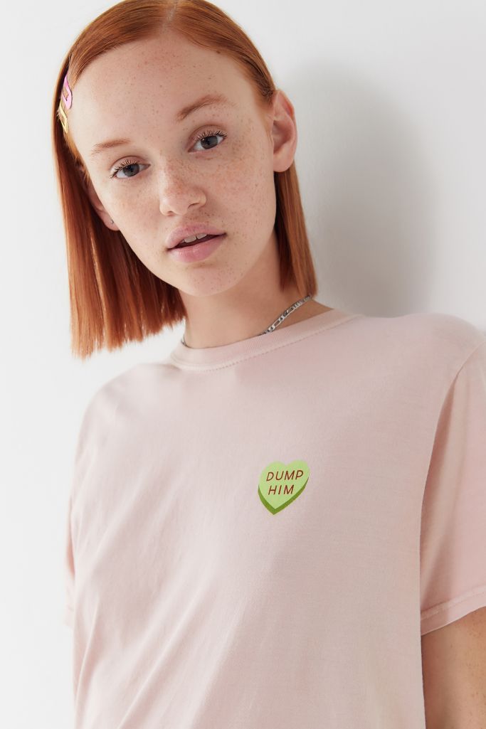 Project Social T Dump Him Candy Heart Tee | Urban Outfitters