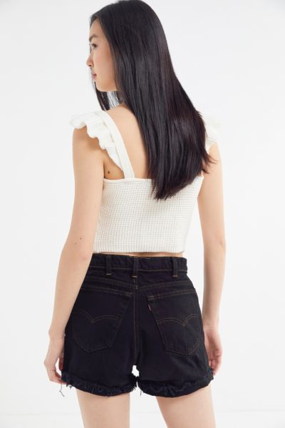 Urban Renewal Recycled Levi’s Cuffed Denim Short | Urban Outfitters