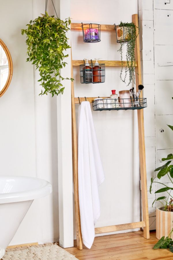 Devon Bath Leaning Storage Rack Urban Outfitters