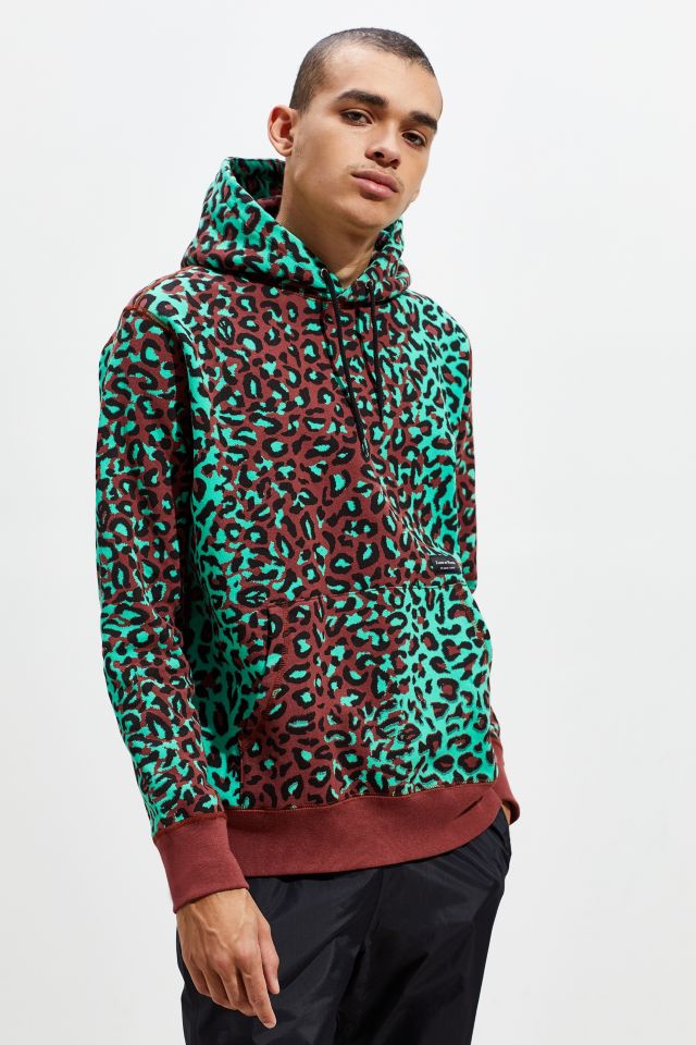 Raised By Wolves Leopard Camo Hoodie Sweatshirt | Urban Outfitters