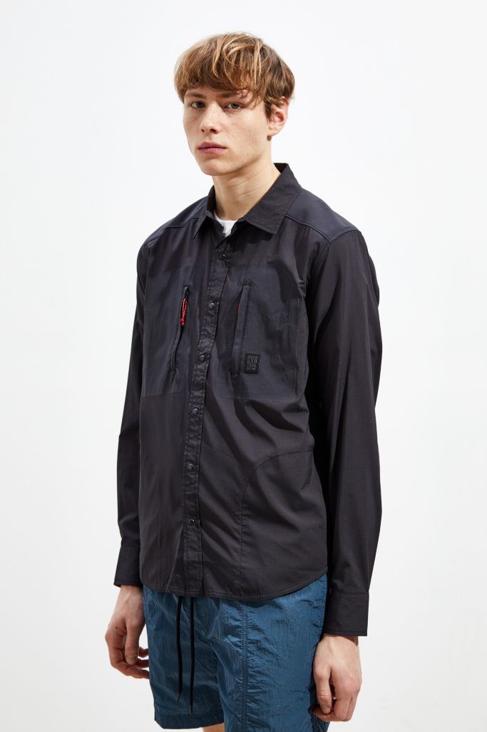 Topo Designs Tech Button-Down Shirt | Urban Outfitters