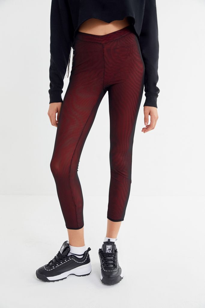 I.AM.GIA Donna Mesh Cropped Legging | Urban Outfitters