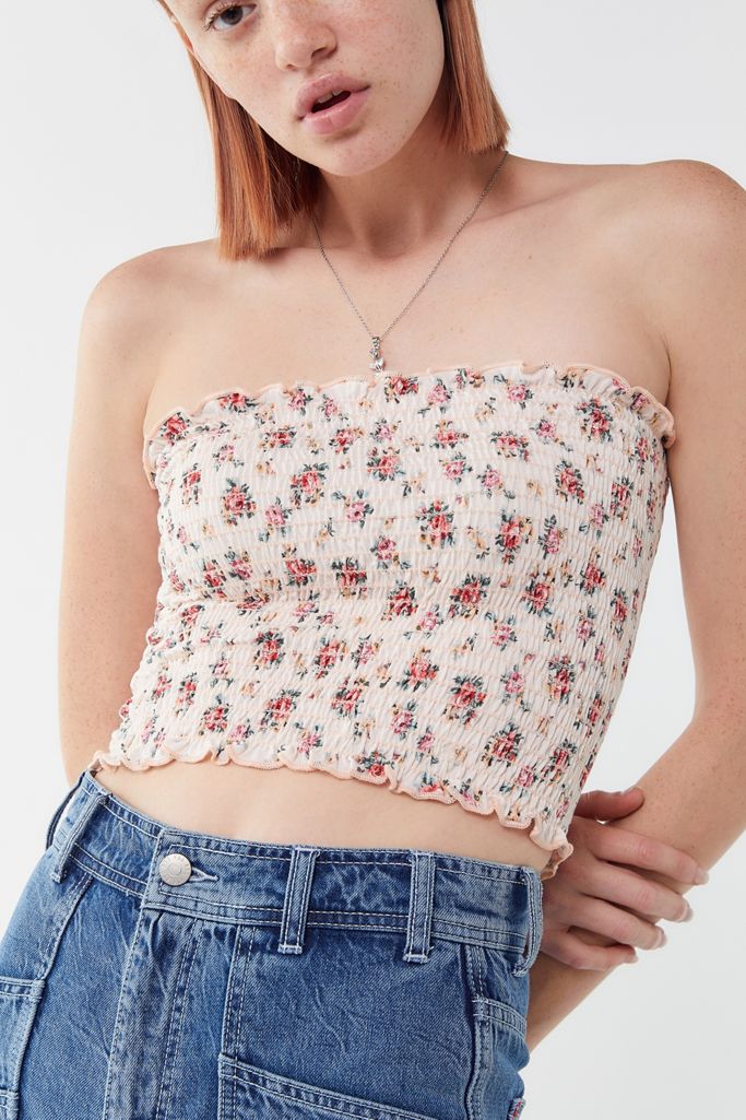 UO Cami Smocked Tube Top | Urban Outfitters