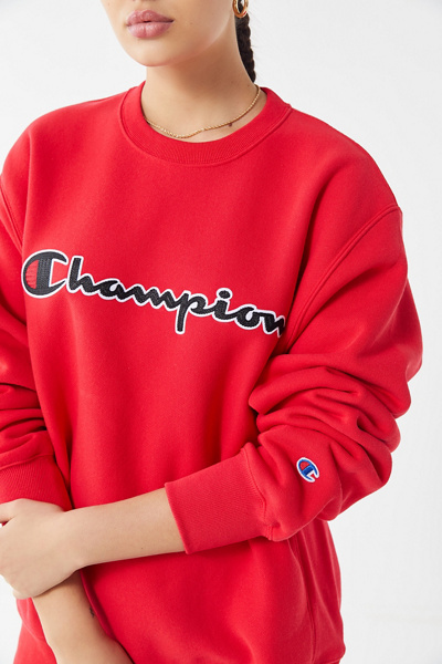 oversized champion crewneck
