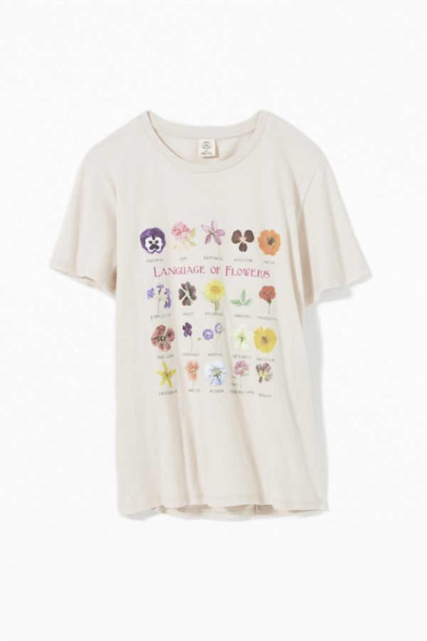 Language Of Flowers Chart Tee | Urban Outfitters
