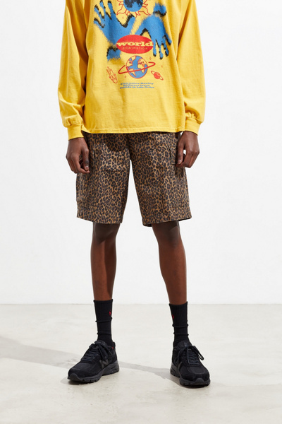 levi's leopard shorts