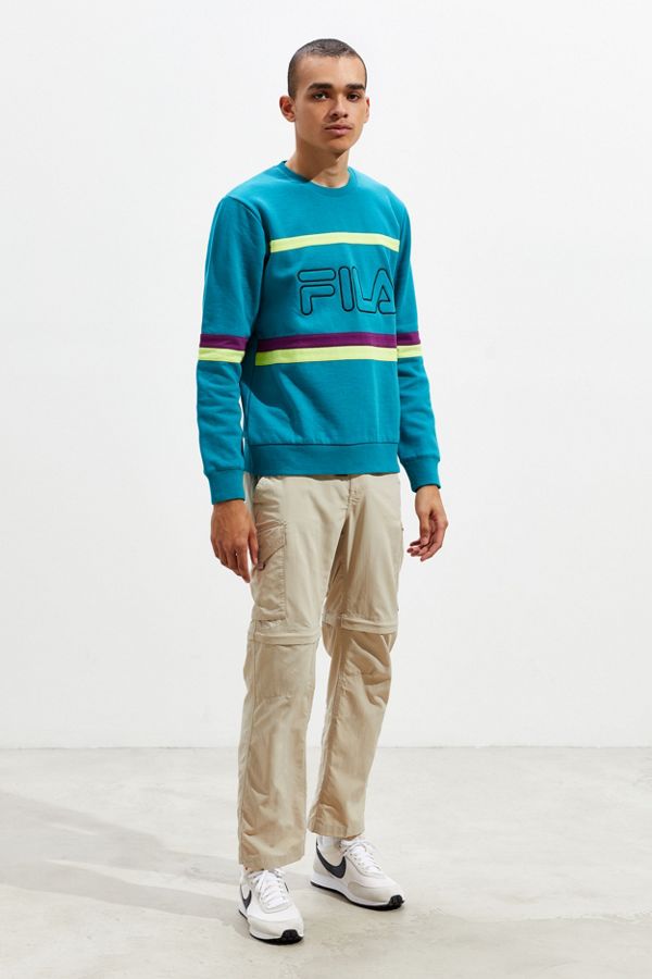 FILA UO Exclusive Beleren Colorblock Crew-Neck Sweatshirt | Urban ...