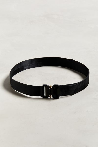 black nylon belt