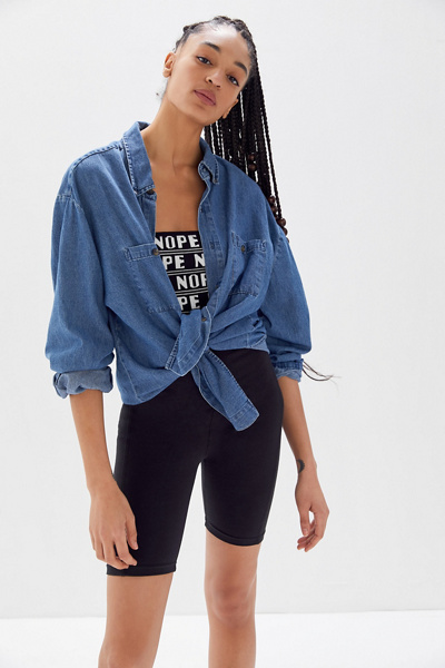 urban outfitters denim shirt