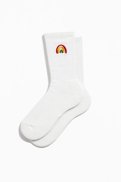embroidered socks