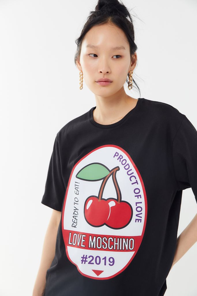 Love Moschino Cherry Tee | Urban Outfitters