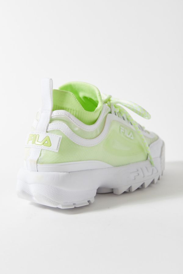 fila uo exclusive disruptor 2 sock mesh sneaker