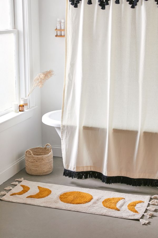 Slide View: 1: Moon Phase Runner Bath Mat