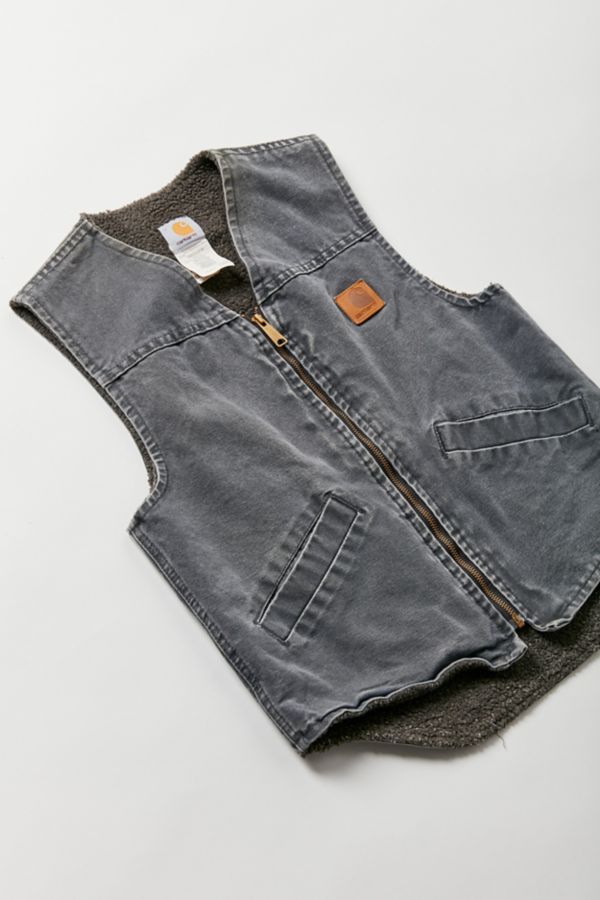 Vintage Carhartt Grey Vest Urban Outfitters