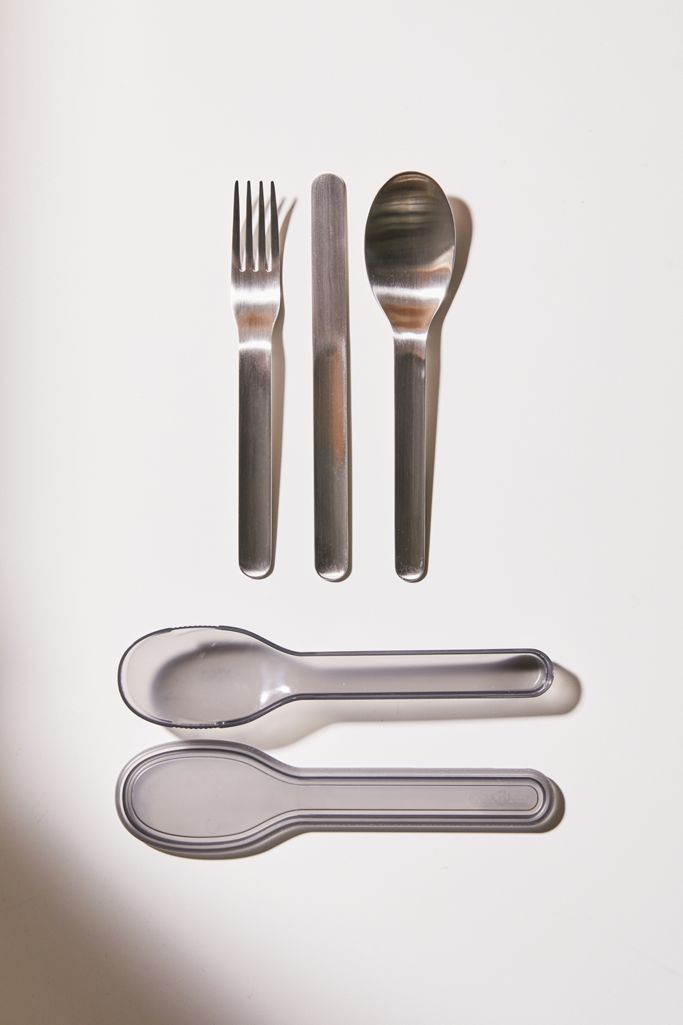 Stainless Steel Cutlery Set + Case Urban Outfitters
