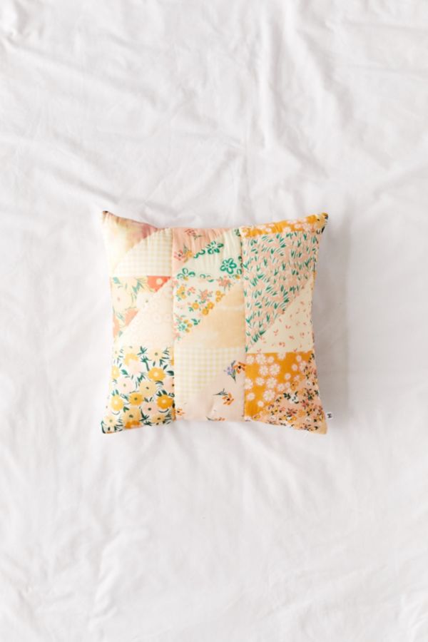 Mae Patchwork Throw Pillow Urban Outfitters