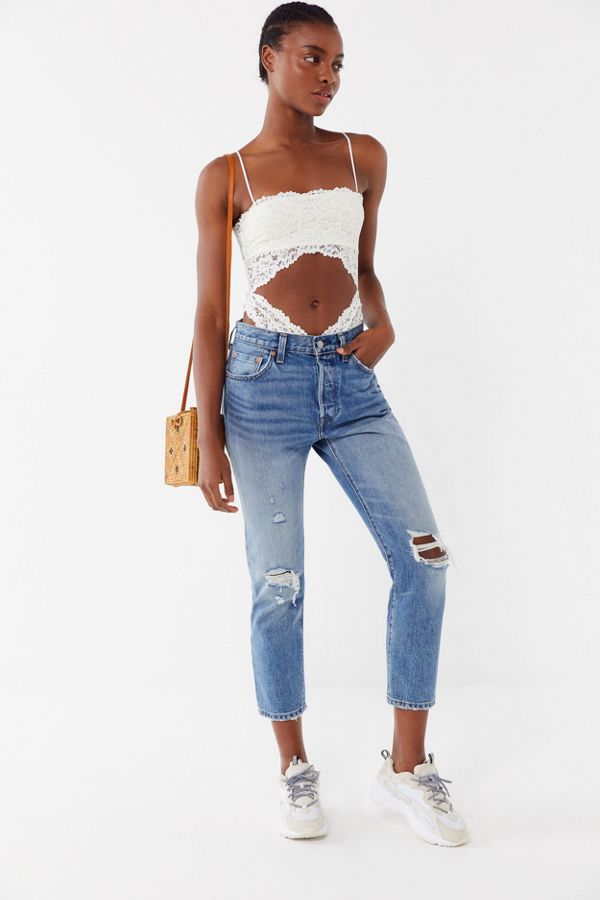 Out From Under Magnolia Lace Cutout Bodysuit | Urban Outfitters
