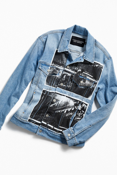 calvin klein andy warhol denim jacket