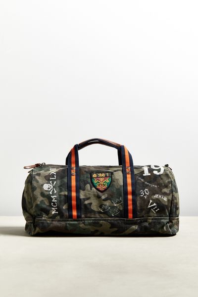 ralph lauren camo duffle bag