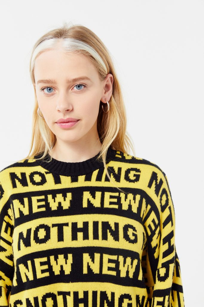 The Ragged Priest Nothing New Intarsia Knit Sweater | Urban Outfitters