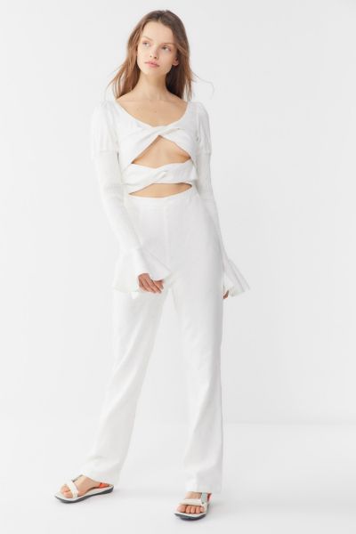 urban outfitters white jumpsuit