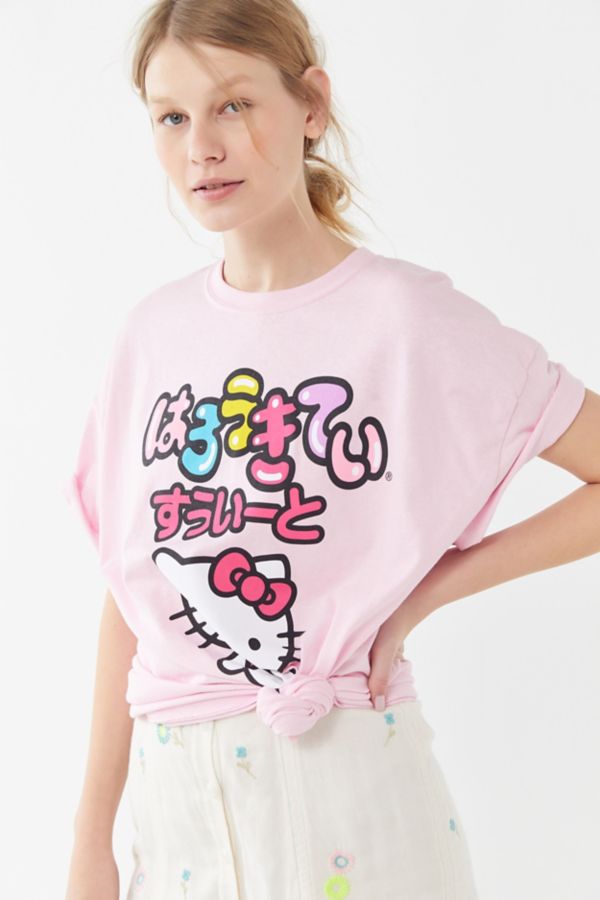 Hello Kitty Oversized T-Shirt Dress | Urban Outfitters