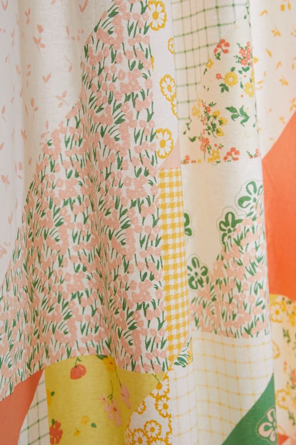 Floral Patchwork Print Shower Curtain | Urban Outfitters
