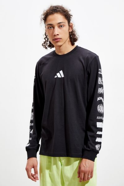 adidas trefoil ls tee