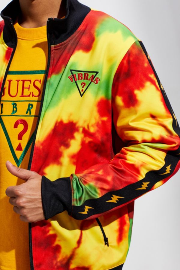 GUESS X J Balvin Vibras TieDye Track Jacket Urban Outfitters Canada