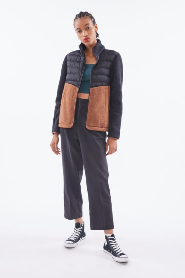 fluffy hood bomber jacket