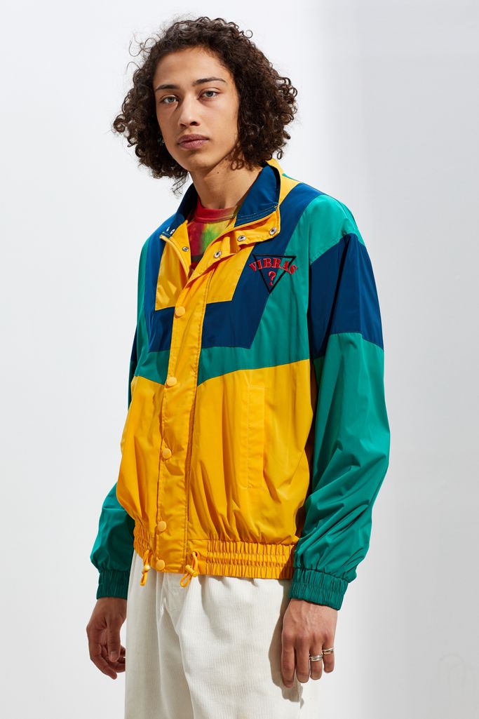 GUESS X J Balvin Vibras Retro Windbreaker Jacket | Urban Outfitters