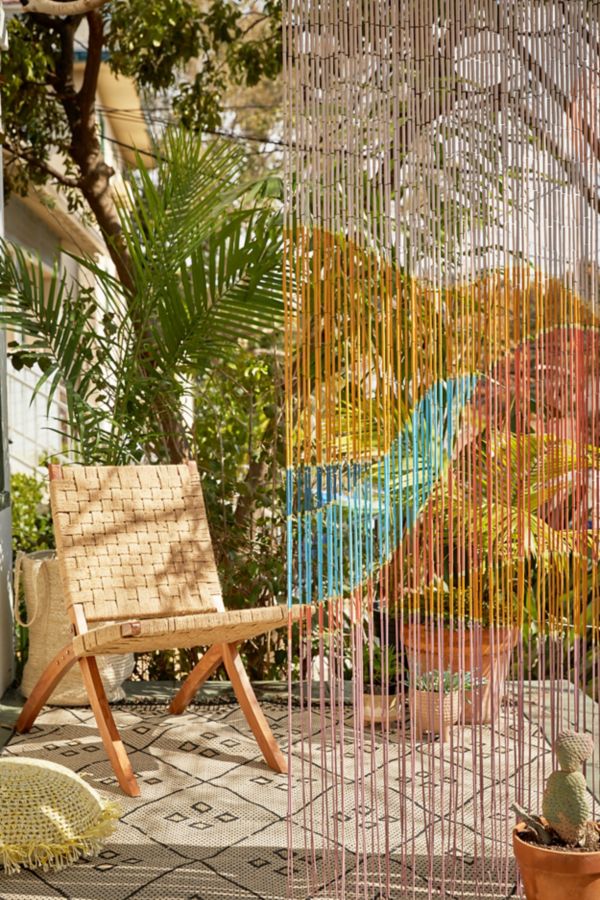 Landscape Bamboo Beaded Curtain Urban Outfitters