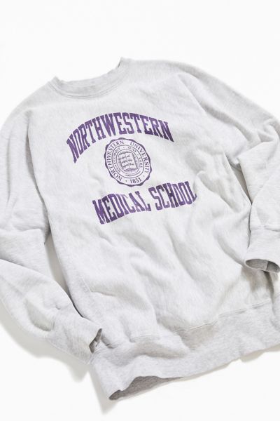 northwestern crew neck sweatshirt