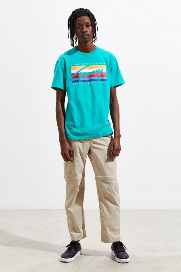 Tommy Jeans Rainbow Box Tee | Urban Outfitters