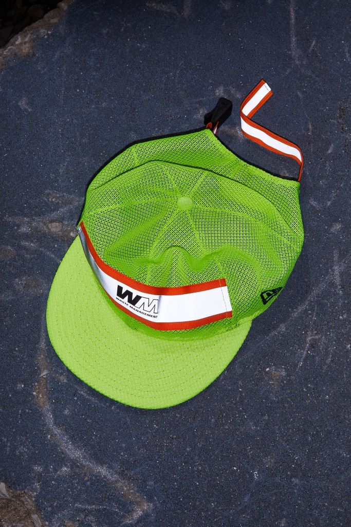 New Era Waste Management Neon Strapback Hat Urban Outfitters