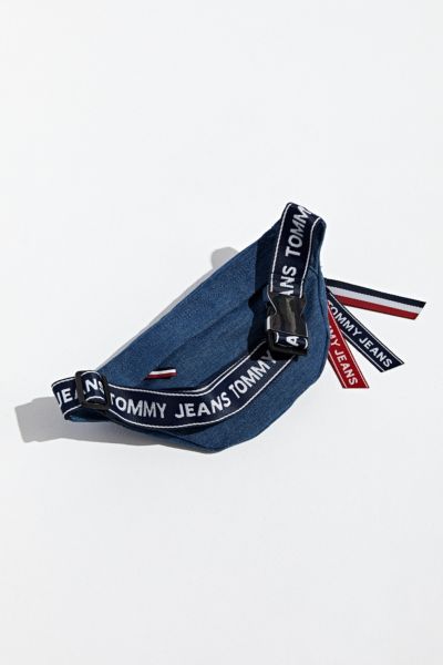 tommy jeans logo tape sling bag