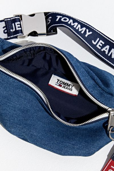 tommy jeans logo tape sling bag