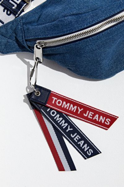 tommy jeans logo tape sling bag