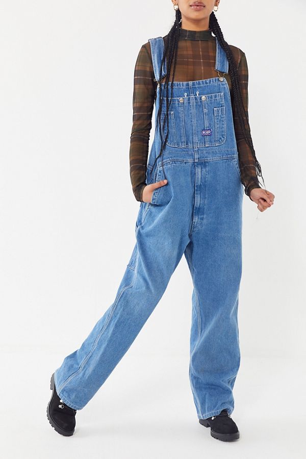 Slide View: 1: Vintage Oversized Denim Overall
