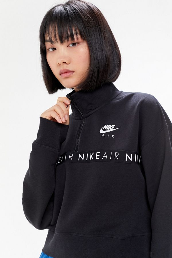 Nike Air Cropped Quarter-Zip Sweatshirt | Urban Outfitters