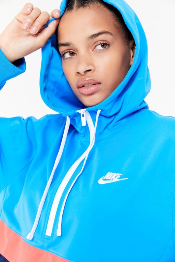 Nike Colorblock Hooded Half-Zip Sweatshirt | Urban Outfitters