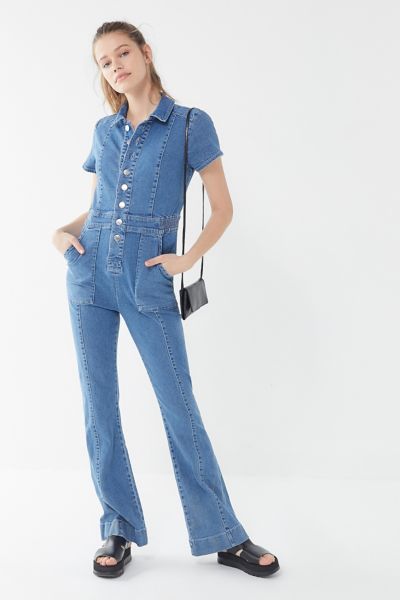 denim jumpsuit urban outfitters