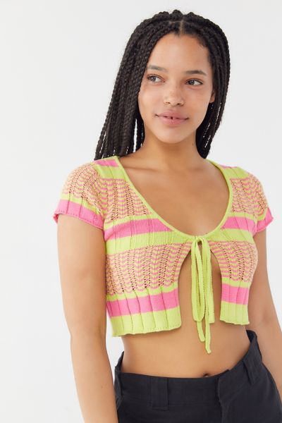 urban outfitters tie front cardigan