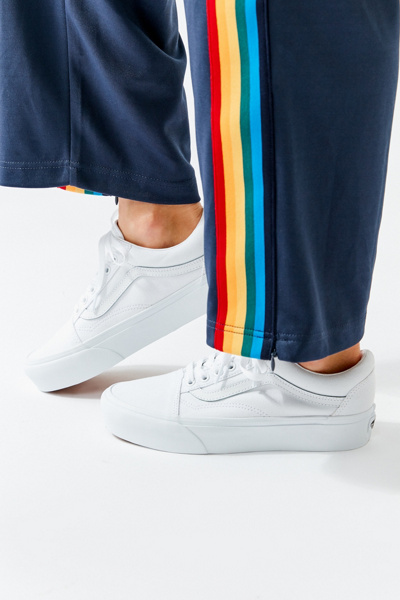 vans old skool platform slip ons