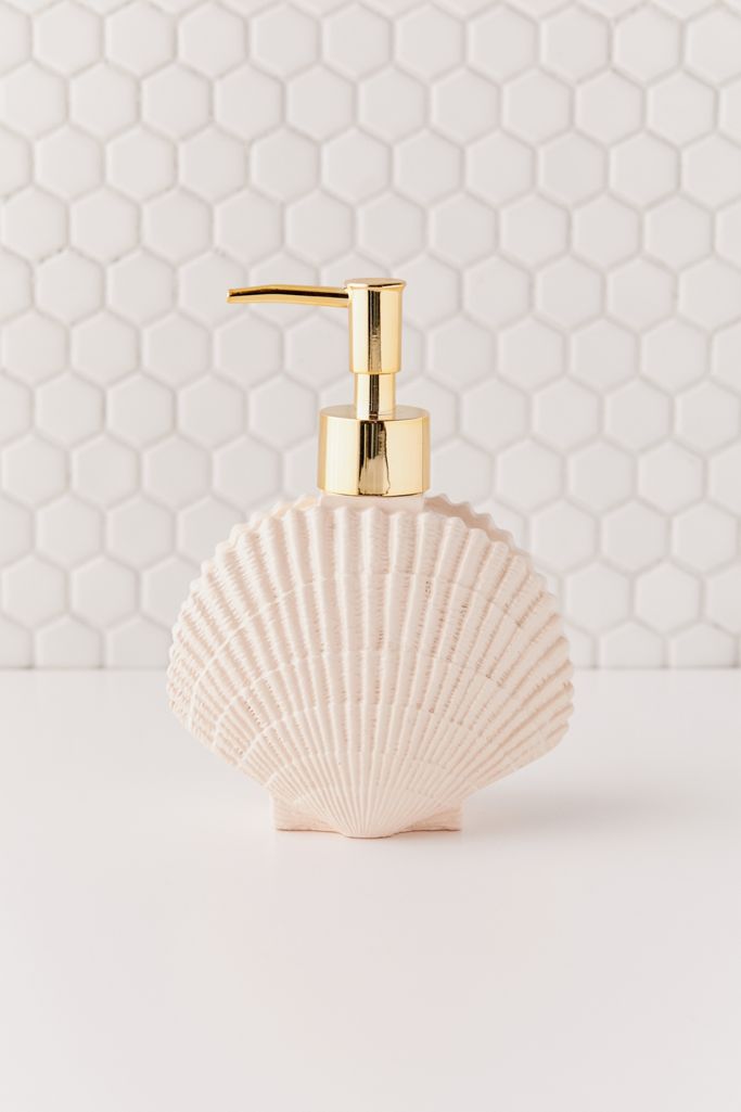 seashell soap dispenser