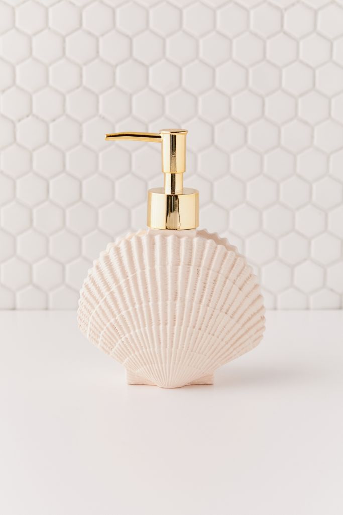 seashell soap dispenser