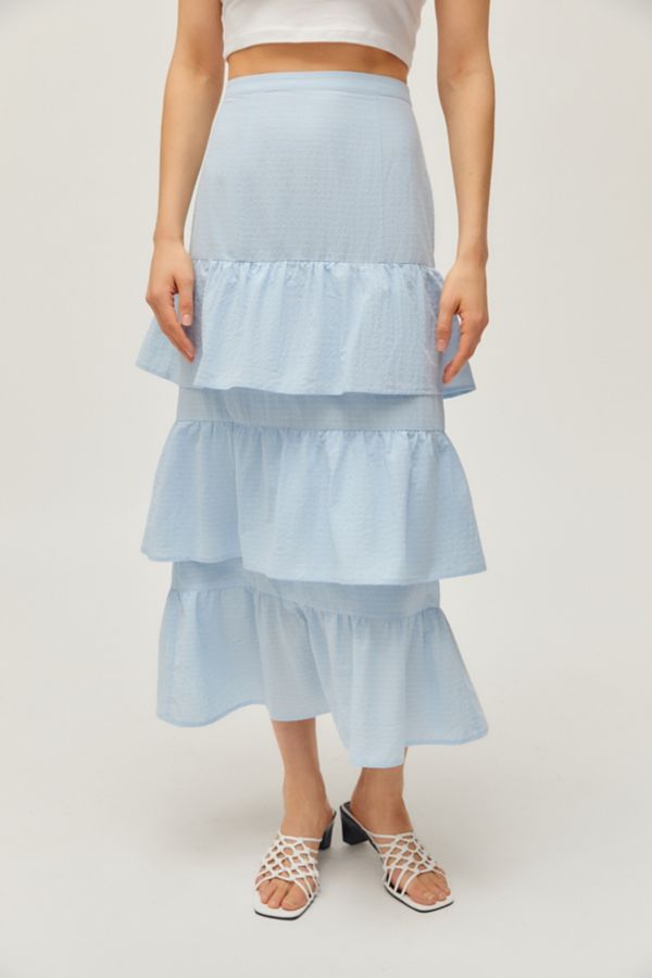 Capulet Lalaine Tiered Ruffle Maxi Skirt | Urban Outfitters