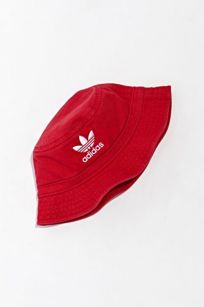 adidas red bucket hat